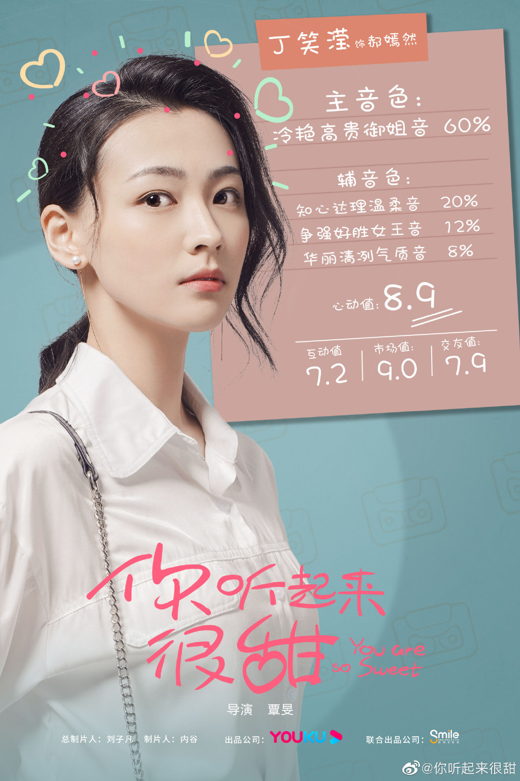 2020陸劇》你聽起來很甜｜趙志偉、孫藝寧主演電視劇介紹、第一集開播時間、劇情預告片花絮