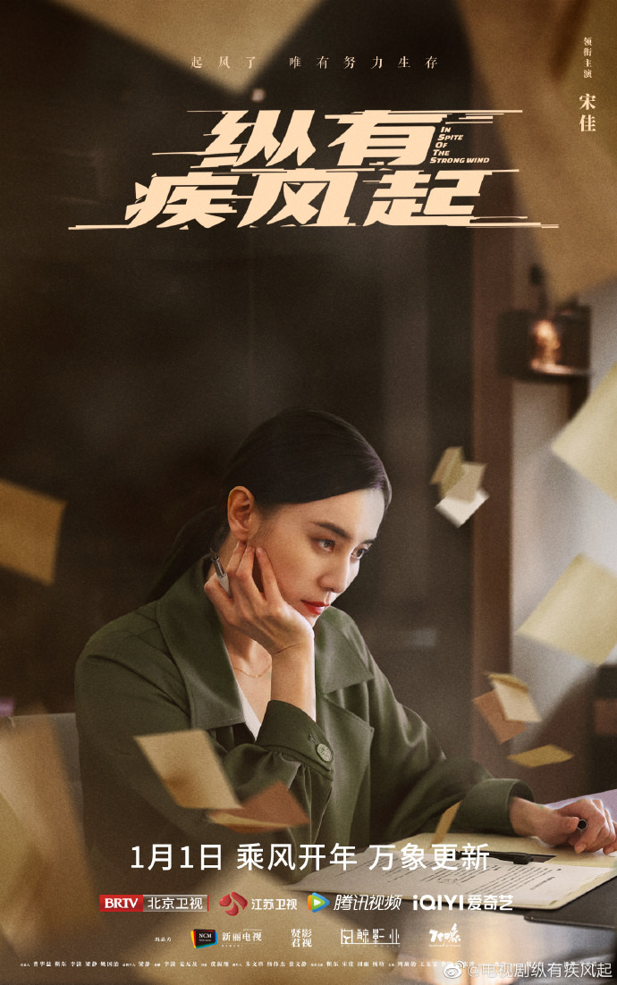 《縱有疾風起》今日會員收官，靳東再現大叔魅力，與宋佳情人變仇人相愛相殺超代感！